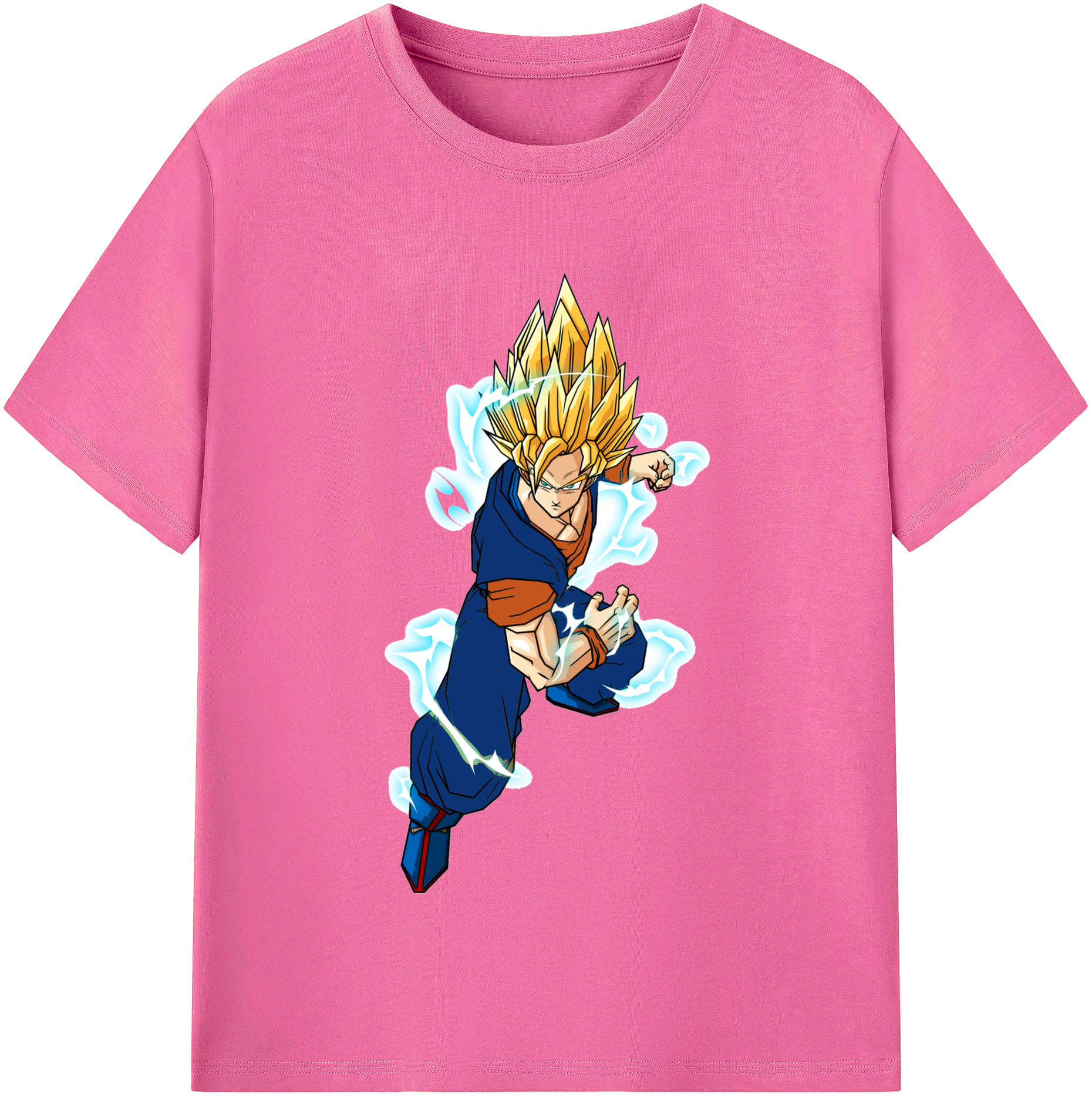 （画像用） ドラゴンボール 孫 悟飯（そんごはん）DRAGON BALL Son Gohan レディースカジュアルプリントTシャツ（綿100％）